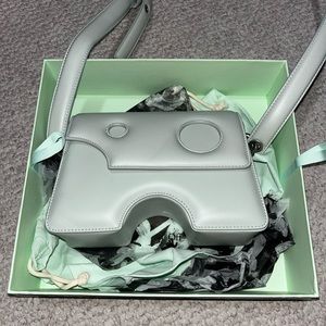 Off White Burrow 22 Shoulder Bag Sage Green